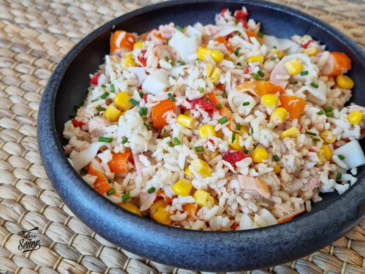 Ensaladilla de arroz – La receta Saludable con Rosa Mariscal
