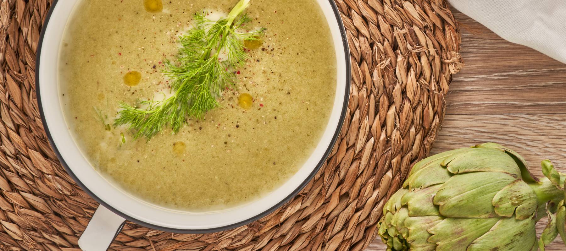 Sopa de alcachofas – La receta saludable con Rosa Mariscal