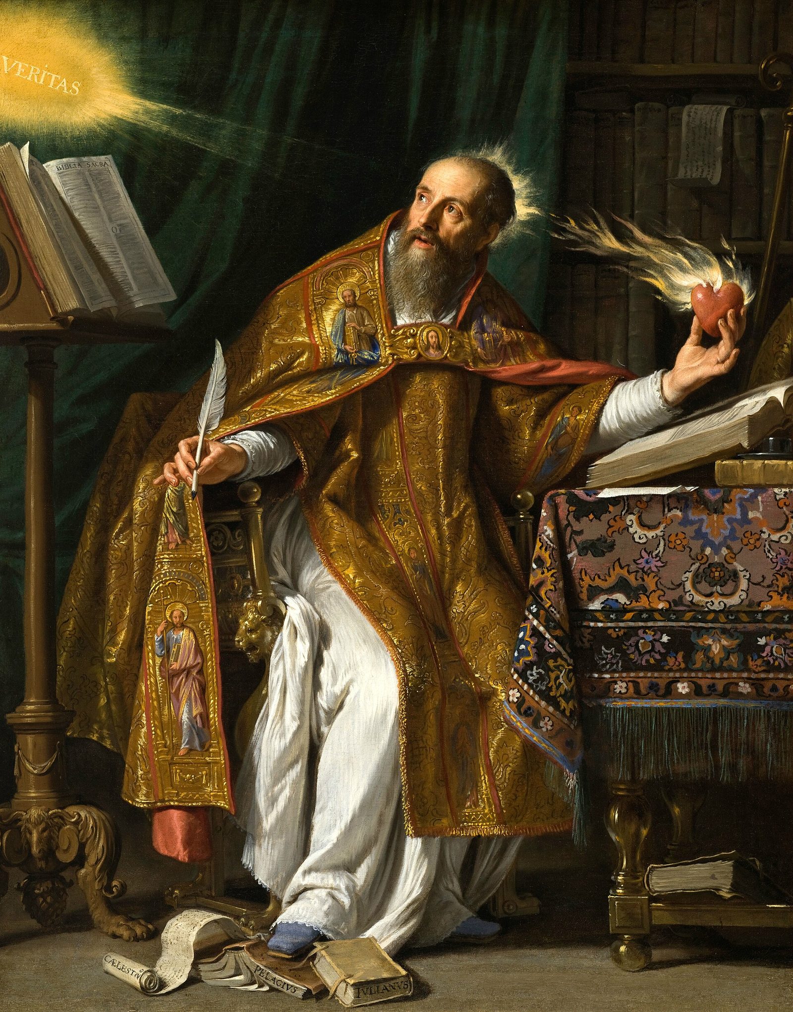 San Agustín, por Philippe de Champaigne