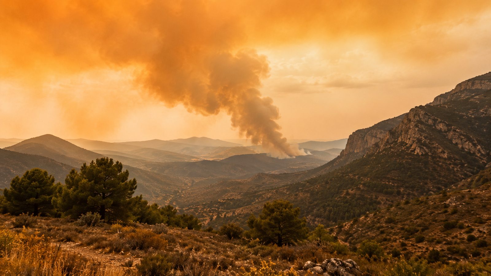 Los incendios y la ola de calor golpean España este verano, con la tragedia de Almería como aviso.