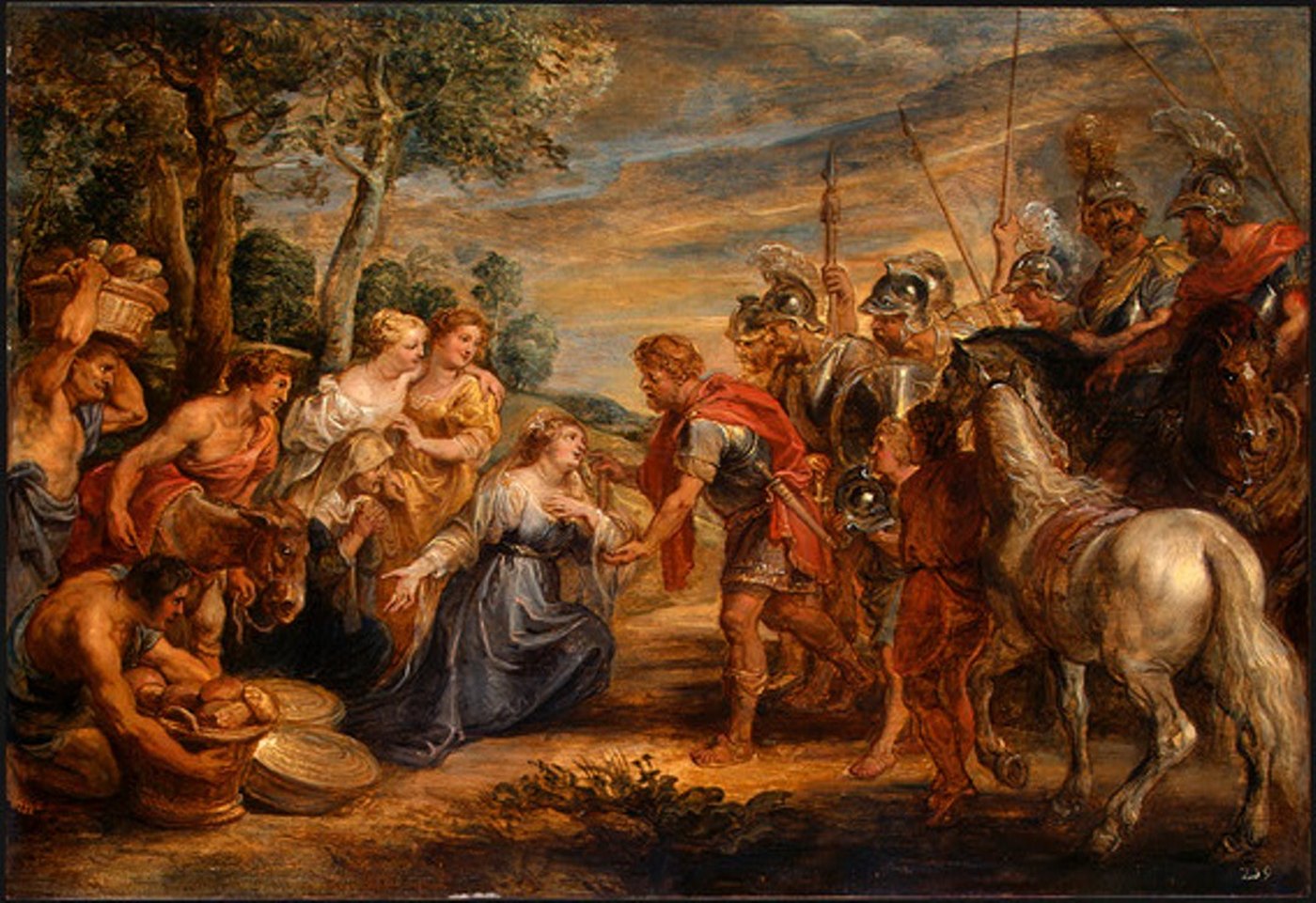 El encuentro de David y Abigail, de Peter Paul Rubens