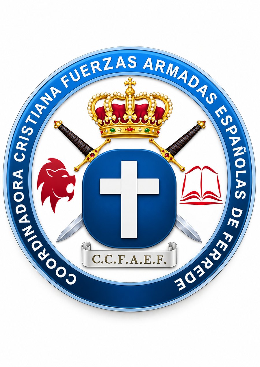 Emblema de la Coordinadora Cristiana de las Fuerzas Armadas Españolas de FEREDE