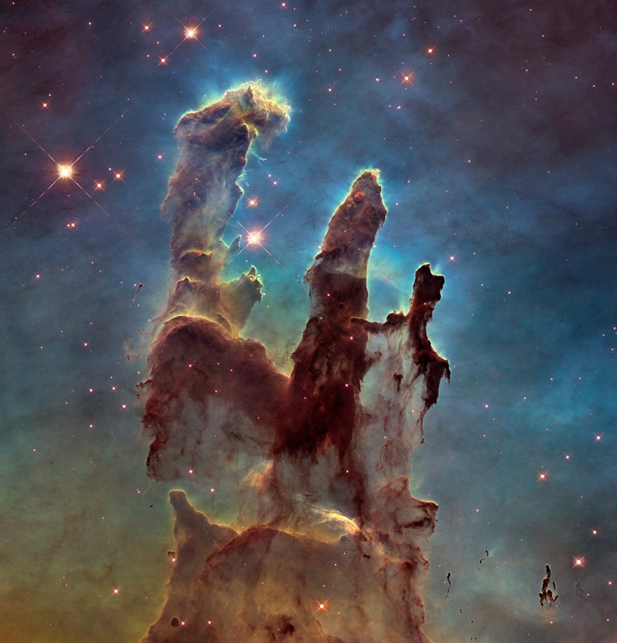 Los Pilares de la Creación en la nebulosa del Águila