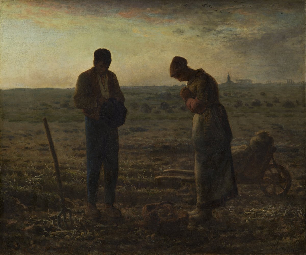 El Ángelus, pintura de Jean-François Millet