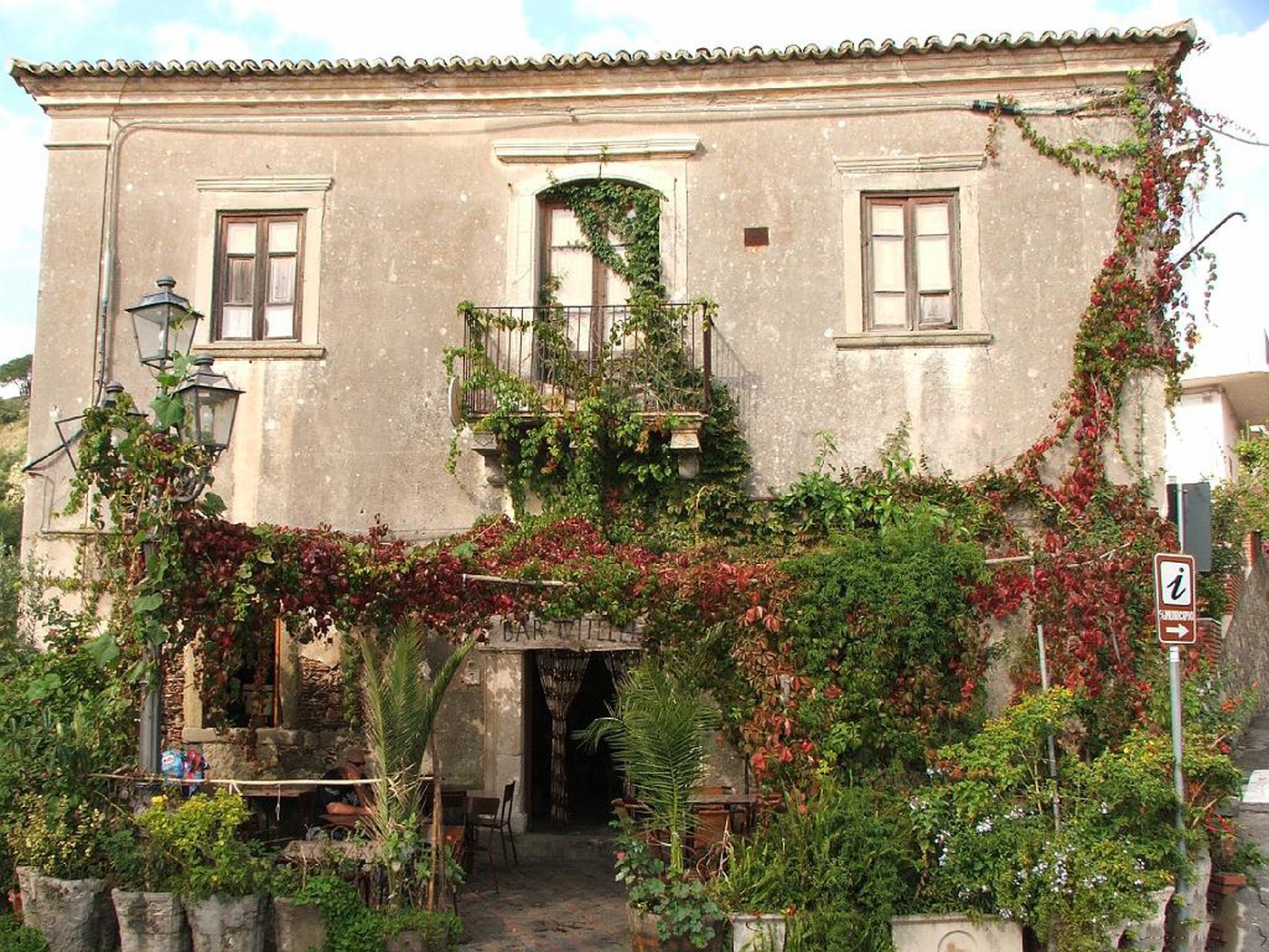Bar Vitelli en Savoca, Sicilia